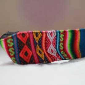 Colorful hairband I got from Peru that makes me happy whenever I wear it.